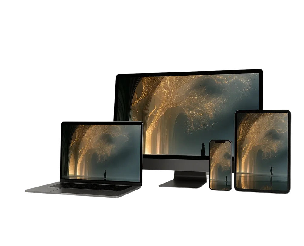Multiple devices showing UnrealTwin experience